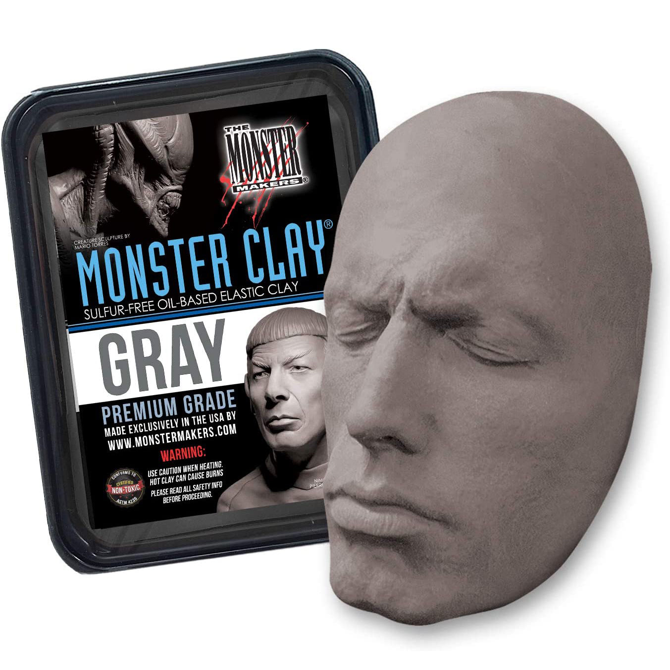Monster Clay Grey
