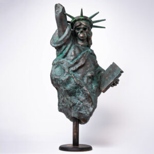 Statue of Liberty- MAKE LOVE NOT WAR